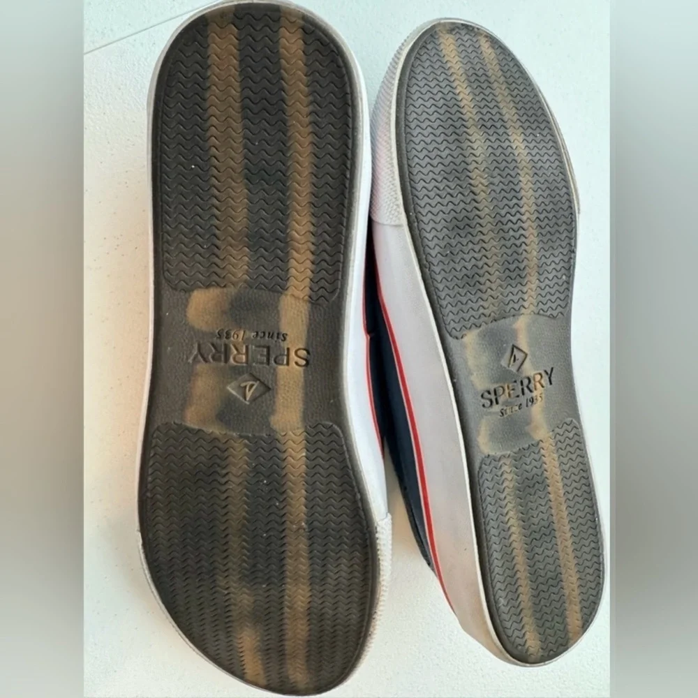 Men's SeaCycled Bahama Il Sneaker by Sperry Size 10.5 Canvas Boat Shoe